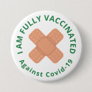 Zoek naar pleisters buttons Volledig gevaccineerd