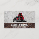 Recherche de camion rouge cartes visite Construction