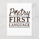 Recherche de poète cartes postales Écrivain