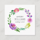 Zoek naar kleurrijke visitekaartjes Vaag