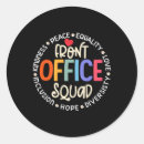 Recherche de secrétaire autocollants Équipe de réception