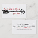 Recherche de gentillesse cartes visite Actes de gentillesse aléatoires