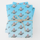 Recherche de baleines mignonnes papier cadeau Pour enfants