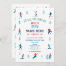 Recherche de ski neige invitations D'anniversaire de ski