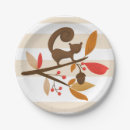 Recherche de écureuil assiettes en papier Dîner