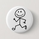 Recherche de homme de bâton badges Filles