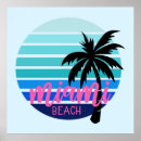 Recherche de miami posters Plage de miami