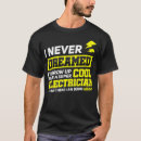 Recherche de funny electrician tshirts Amour