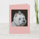 Recherche de westies mignons vœux cartes Écossais