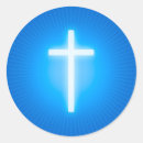 Recherche de symbole croisé autocollants Christianisme