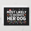 Recherche de de chien noël invitations Hiver