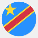 Recherche de république du congo autocollants Drapeau