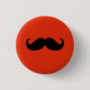 Recherche de mustache buttons Drôle