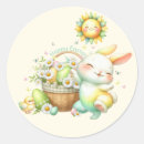 Recherche de pâques lapin autocollants Pour lapin mignon