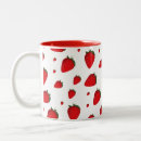 Recherche de fruit rouge tasses Fraise
