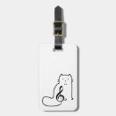 Recherche de chat drôle bagages étiquettes Musique