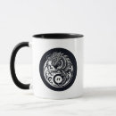 Recherche de yang chinois de yin tasses Dragon