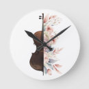 Recherche de violon horloges Fleurs