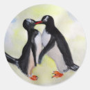 Zoek naar pinguïn liefde stickers Waterverf