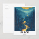 Recherche de forêt noire cartes postales Vintage