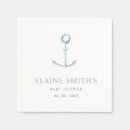 Recherche de ancre marine serviettes Bleu