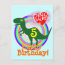 Recherche de 5 ans postales anniversaire cartes Dinosaure