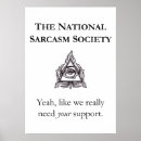 Recherche de société posters Sarcastique