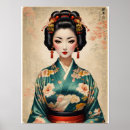 Recherche de portrait de geisha posters Femme