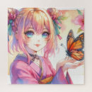 Recherche de anime puzzles Rose