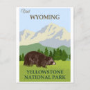 Recherche de parc de yellowstone cartes postales Wyoming