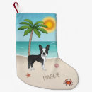Recherche de noël de terrier de boston Chien