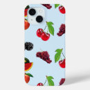 Recherche de motif nourriture iphone coques Bleu