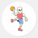 Recherche de handballer autocollants Joueur de handball