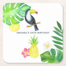 Recherche de toucan dessous de verres Tropical