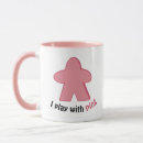 Recherche de meeple tasses Gamer