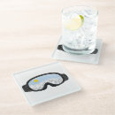 Recherche de ski dessous de verres Illustration