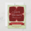 Recherche de lace save the dates Vert