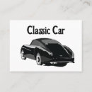 Recherche de voitures classiques cartes visite Automobile