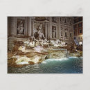 Recherche de fontaine trevi cartes postales Italie