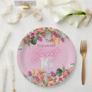 Recherche de fleurs tropicales assiettes en papier Toute personne