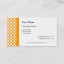 Recherche de pois orange cartes visite Entreprise