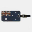 Recherche de drapeau australie bagages étiquettes Voyage
