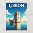 Recherche de tour lisbonne cartes postales Tour de belem