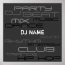 Recherche de djs posters Techno