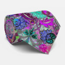 Recherche de broderie cravates Motif floral