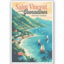 Recherche de vincent autocollants Drapeau des grenadines