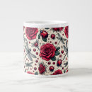 Recherche de coccinelle rouge tasses Motif