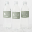 Zoek naar huwelijk waterfles etiketten Elegant