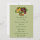 Recherche de nourriture vintage invitations Simple