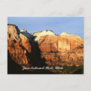 Recherche de parc national zion cartes postales Roches